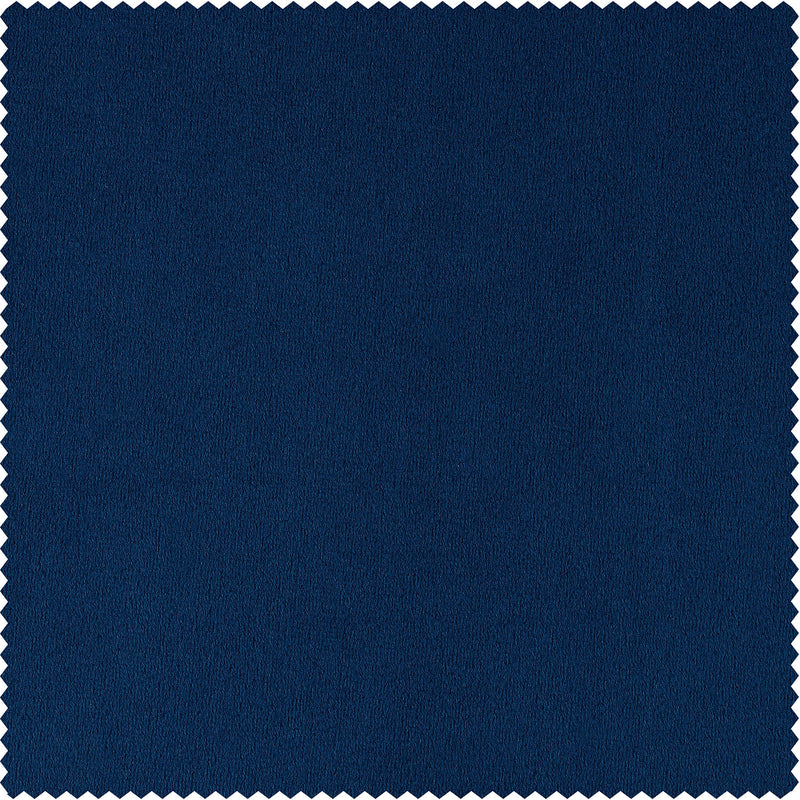 Union Blue Signature Velvet Custom Curtain