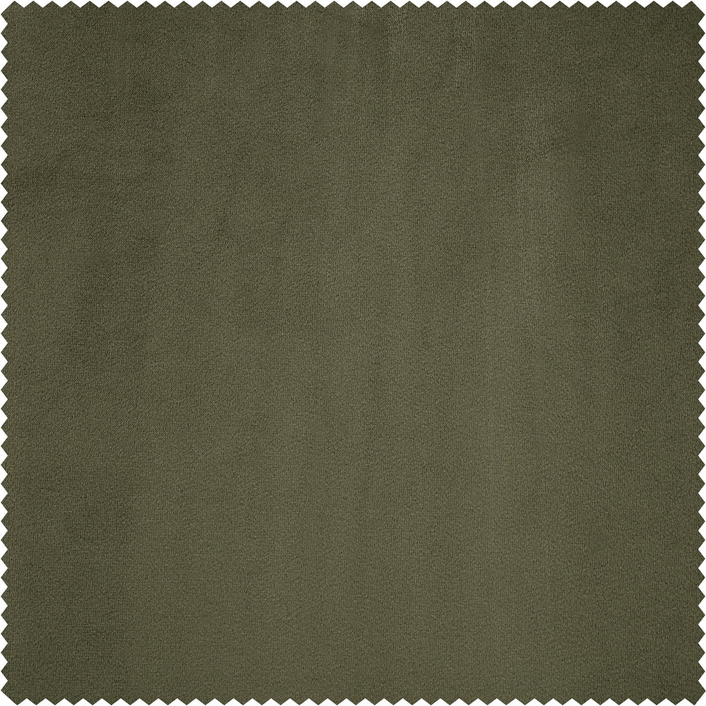 Hunter Green Signature Velvet Custom Curtain