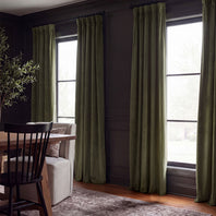 Hunter Green Signature Velvet Blackout Curtain
