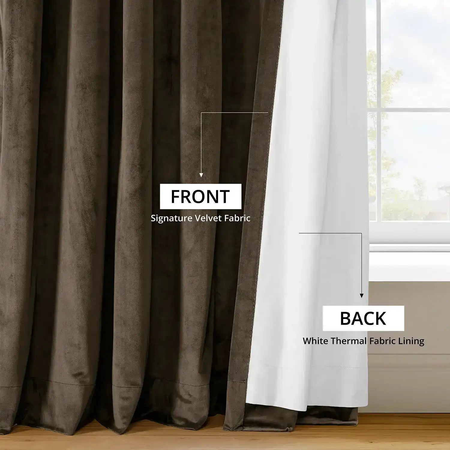 Java Signature Velvet Blackout Curtain | Half Price Drapes