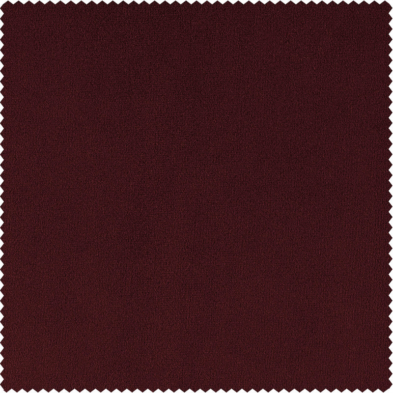 Burgundy Signature Velvet Custom Curtain