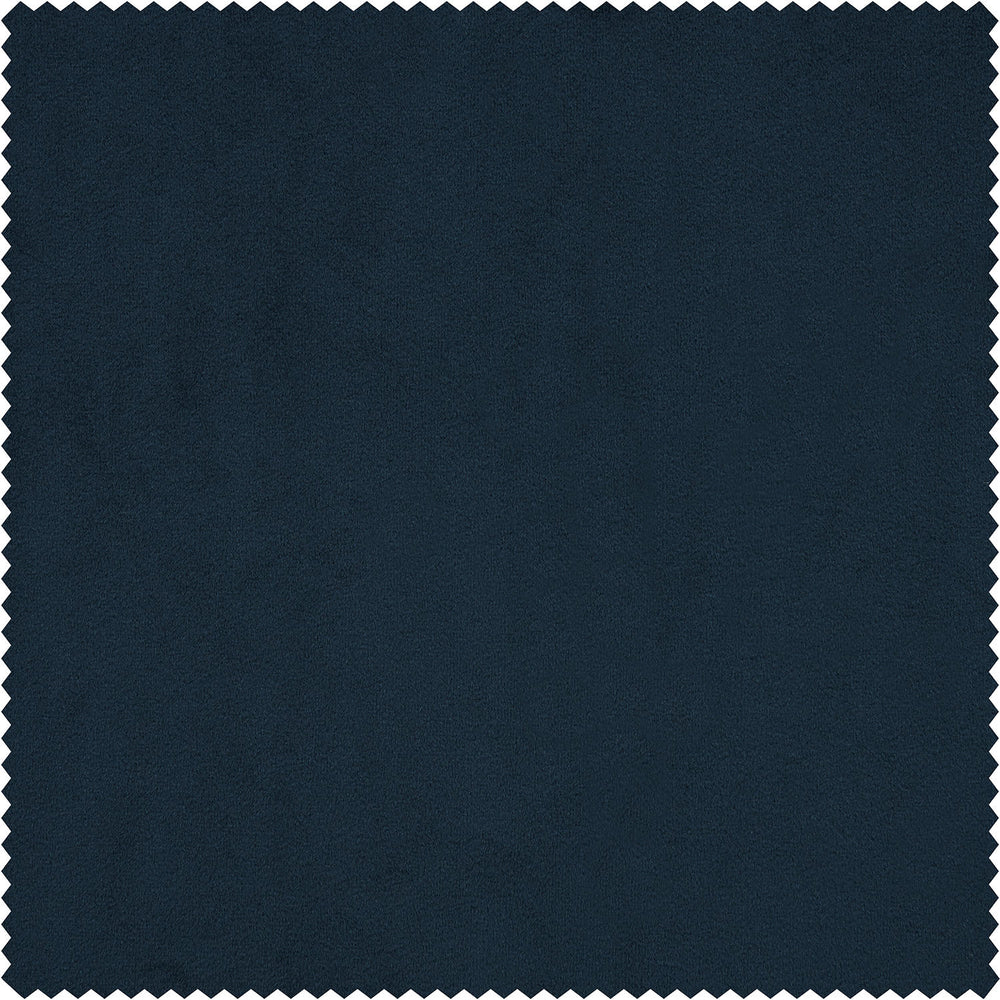 Midnight Blue Signature Velvet Custom Curtain