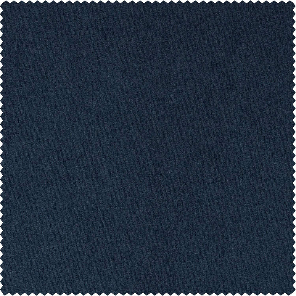 Midnight Blue Signature Velvet Custom Curtain