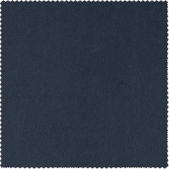 Midnight Blue French Pleat Signature Velvet Blackout Curtain