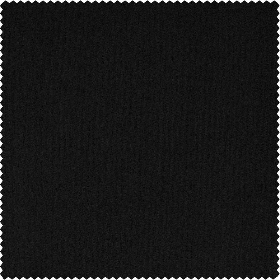 Black Signature Extra Wide Velvet Swatch - HalfPriceDrapes.com