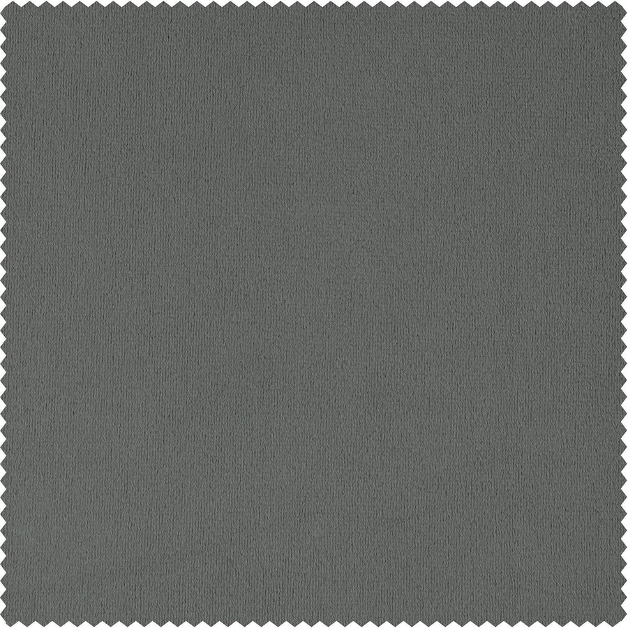Silver Grey Signature Extra Wide Velvet Swatch - HalfPriceDrapes.com