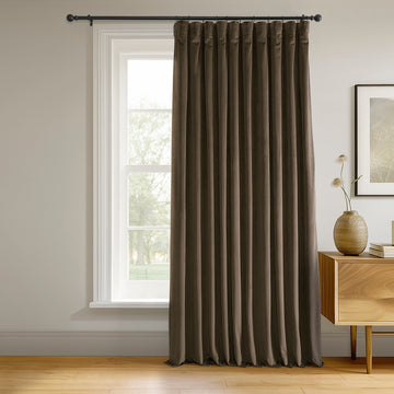 Java Signature Extra Wide Velvet Blackout Curtain