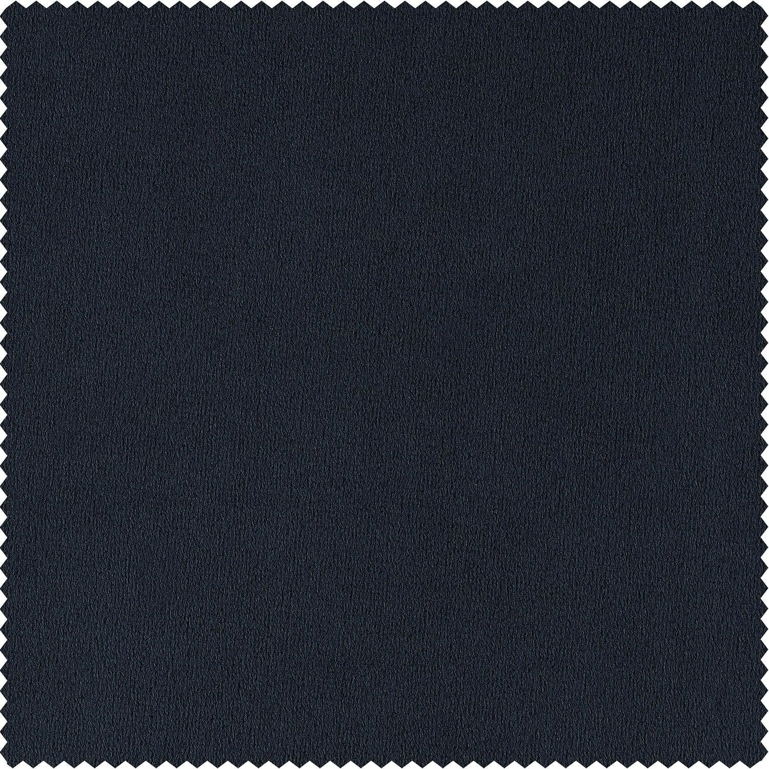 Midnight Blue Signature Extra Wide Velvet Blackout Curtain