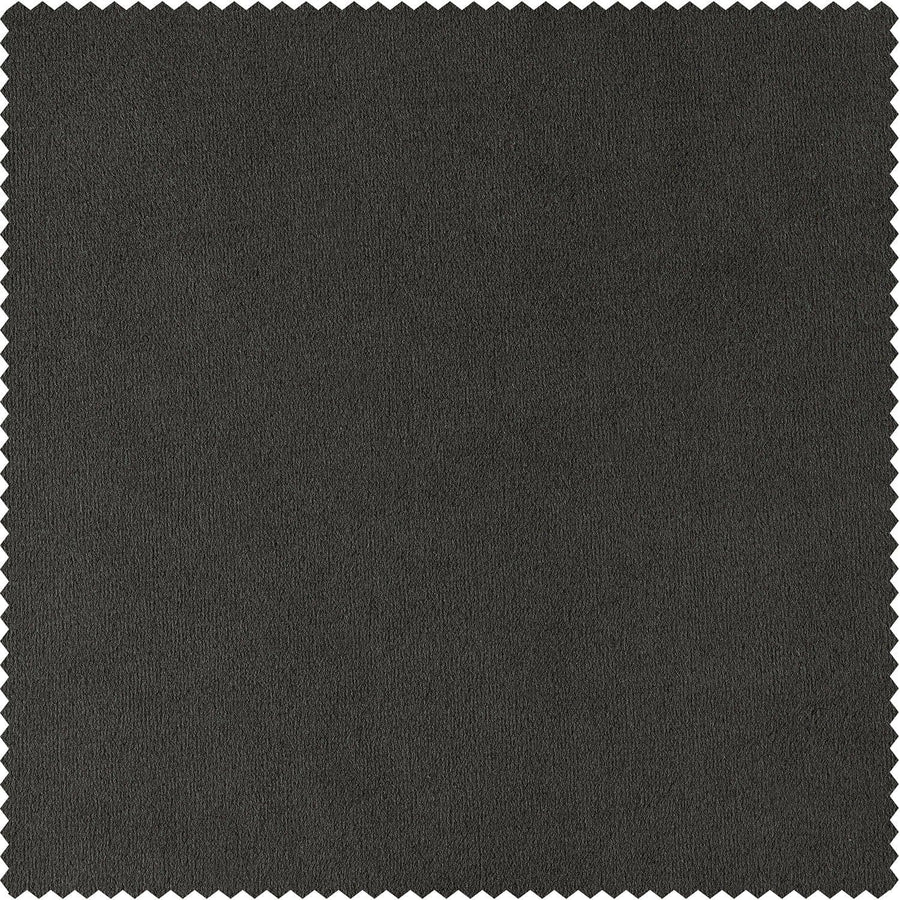 Gunmetal Grey Signature Extra Wide Velvet Swatch - HalfPriceDrapes.com