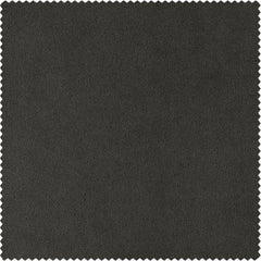 Gunmetal Grey Signature Extra Wide Velvet Blackout Curtain