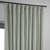 Reflection Grey Signature Extra Wide Velvet Blackout Curtain - HalfPriceDrapes.com