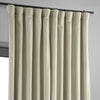 Cool Beige Signature Extra Wide Velvet Blackout Curtain - HalfPriceDrapes.com