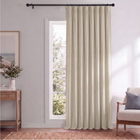 Neutral Ground Signature Extra Wide Velvet Blackout Curtain