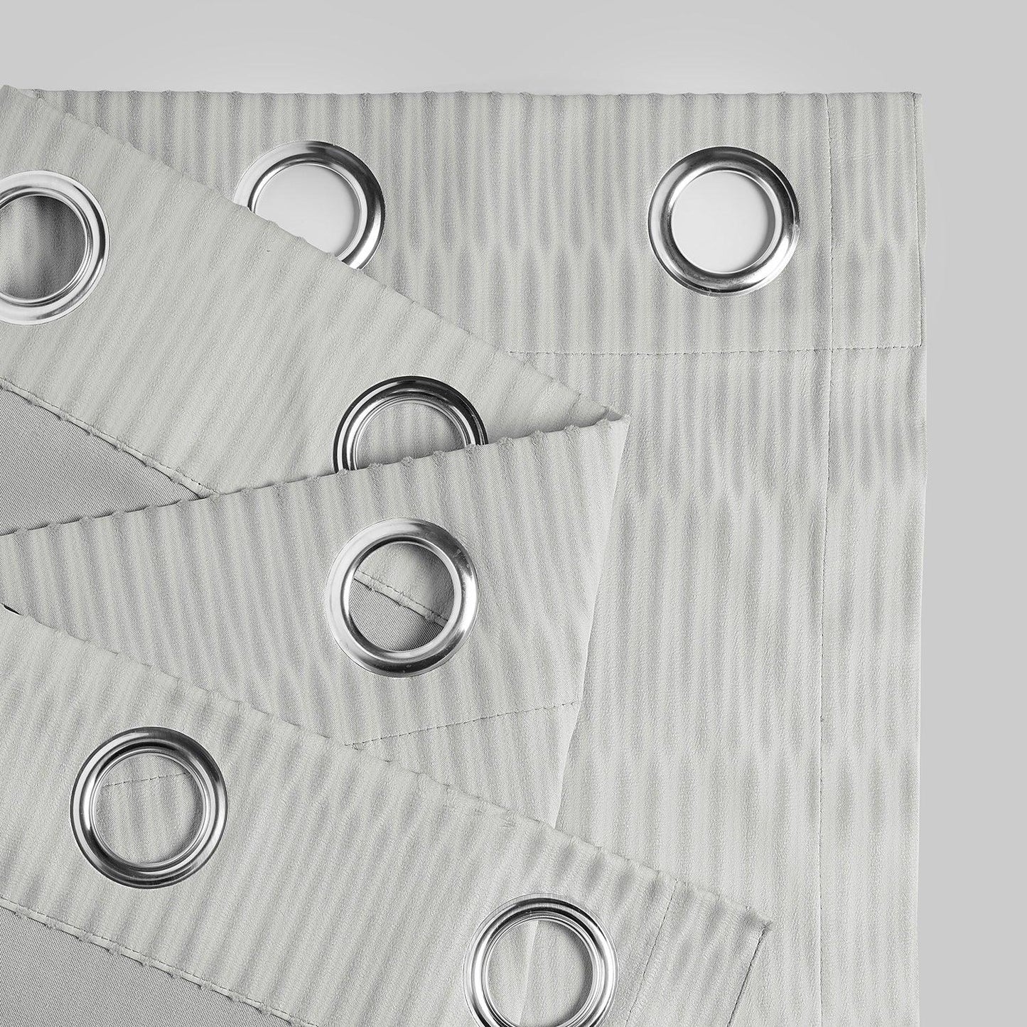 Silver Grommet Lounge Embossed Velvet Curtain - HalfPriceDrapes.com