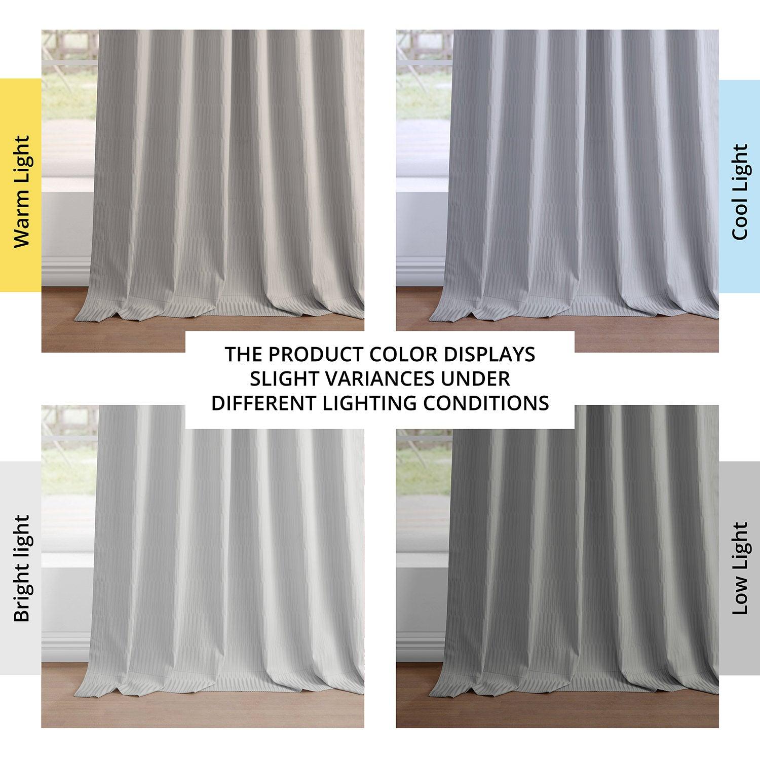 Silver Lounge Embossed Velvet Curtain - HalfPriceDrapes.com