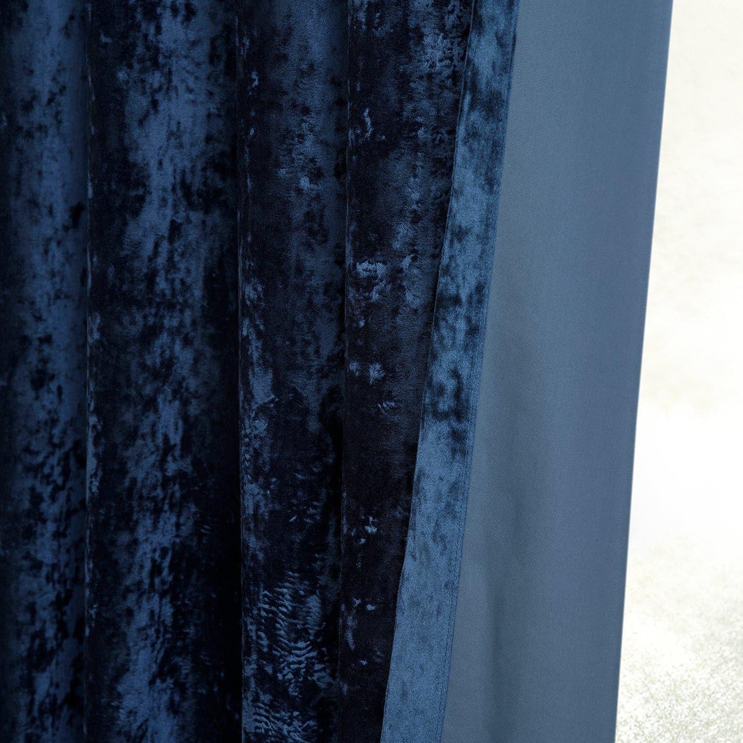 Sapphire Blue Lush Crush Velvet Curtain - HalfPriceDrapes.com