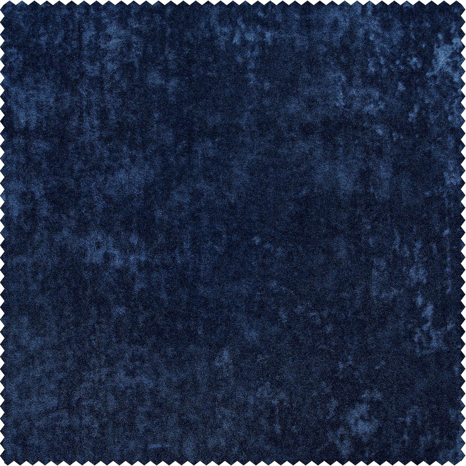 Sapphire Blue Lush Crush Velvet Curtain