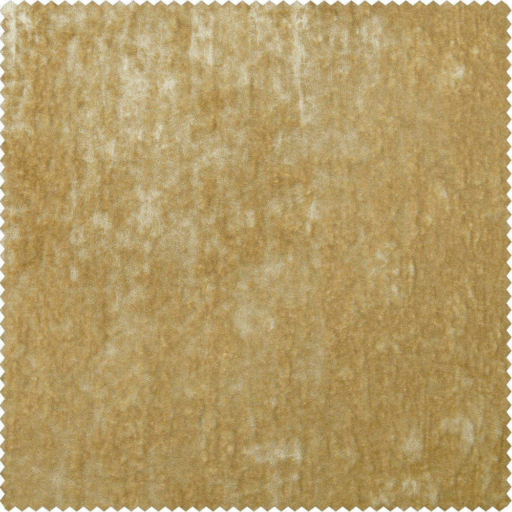Gold Lush Crush Velvet Swatch - HalfPriceDrapes.com