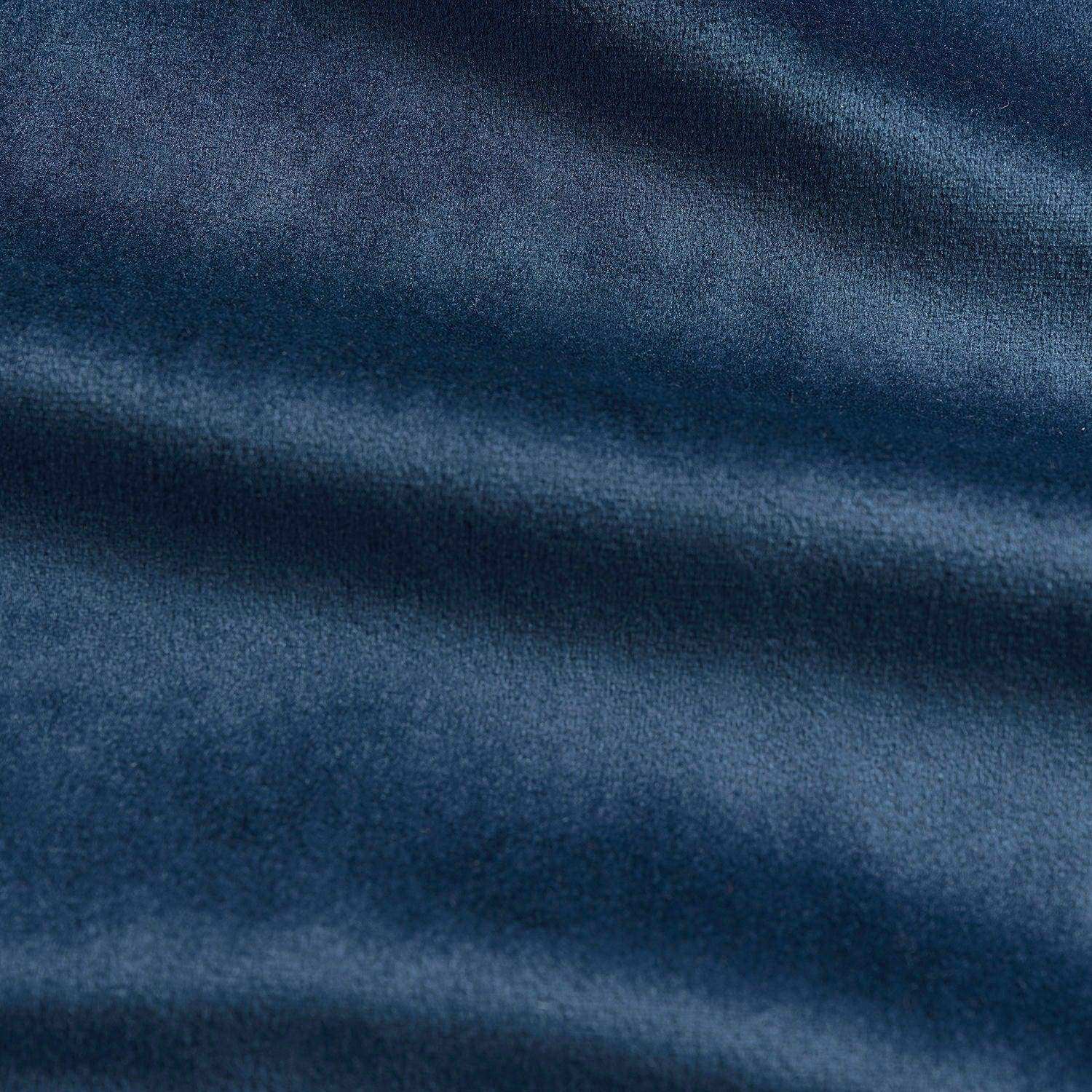 Deep Cobalt Blue Simply Velvet Swatch - HalfPriceDrapes.com