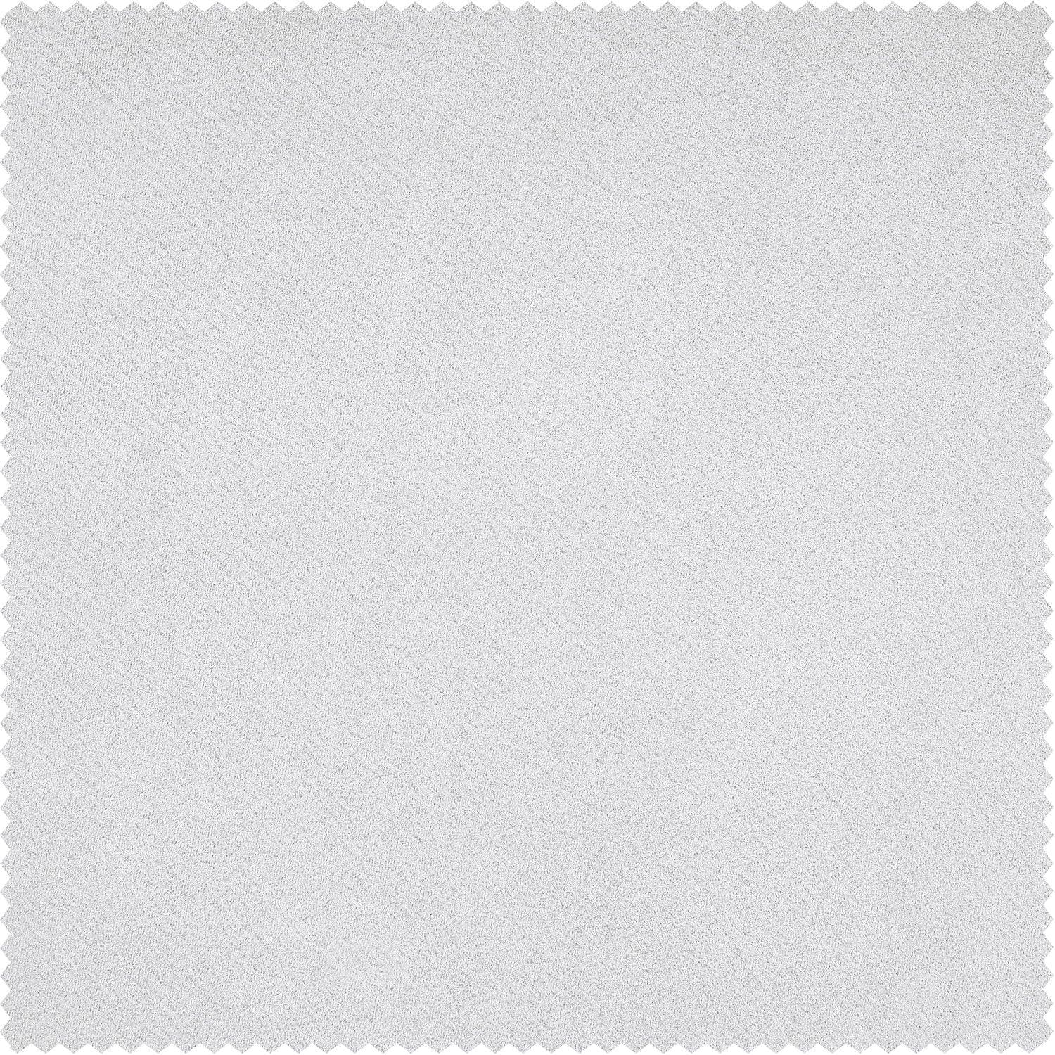 Pillow White Heritage Plush Velvet Swatch - HalfPriceDrapes.com