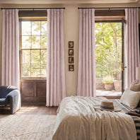 Ballet Pink Heritage Plush Velvet Room Darkening Curtain
