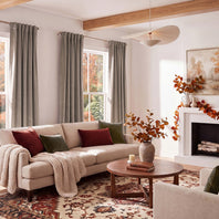Gallery Taupe Heritage Plush Velvet Room Darkening Curtain