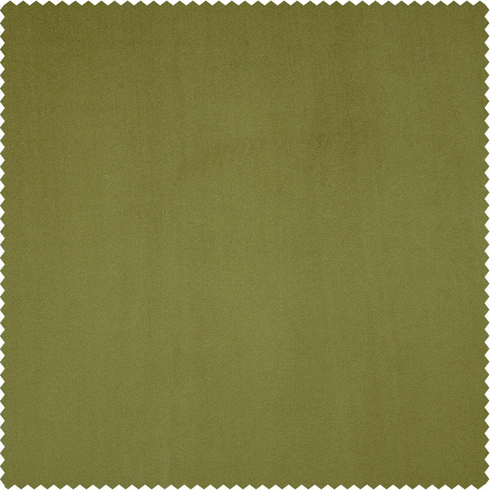 Retro Green Heritage Plush Velvet Custom Curtain - HalfPriceDrapes.com