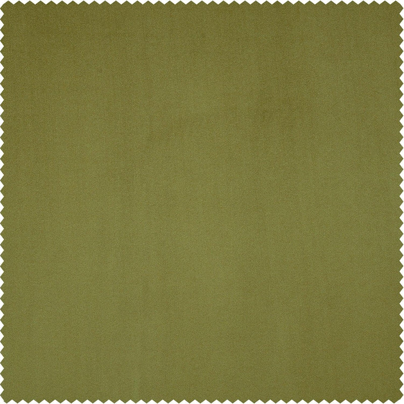 Retro Green Heritage Plush Velvet Custom Curtain - HalfPriceDrapes.com