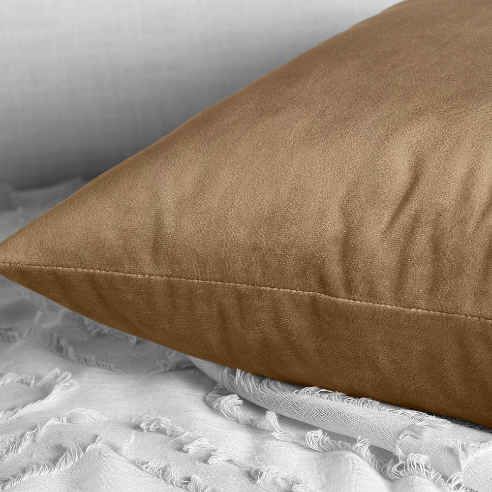 Spiced Rum Heritage Plush Velvet Cushion Covers - Pair - HalfPriceDrapes.com