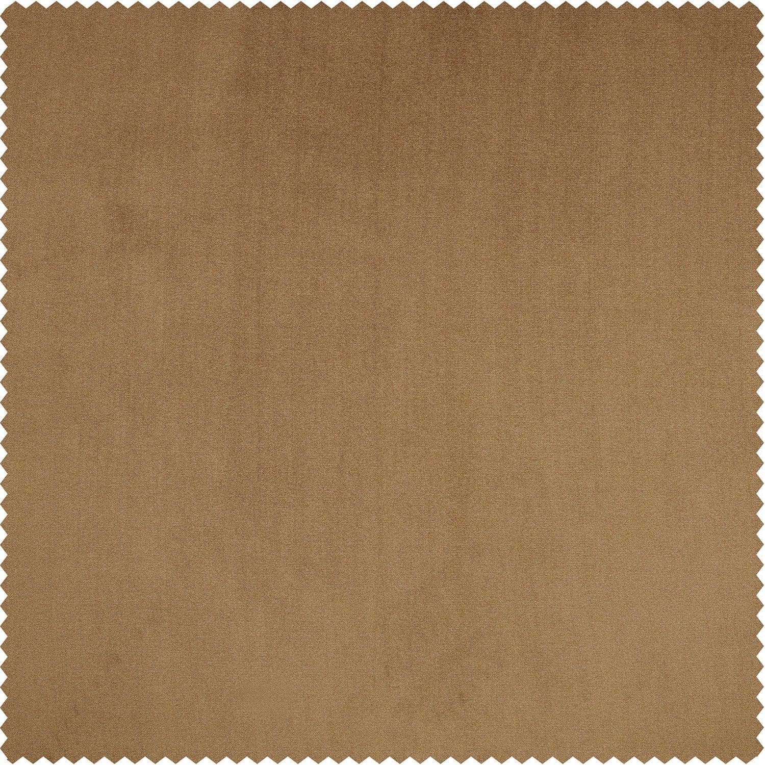 Spiced Rum Heritage Plush Velvet Custom Curtain - HalfPriceDrapes.com