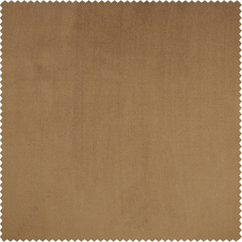 Spiced Rum Heritage Plush Velvet Custom Curtain - HalfPriceDrapes.com