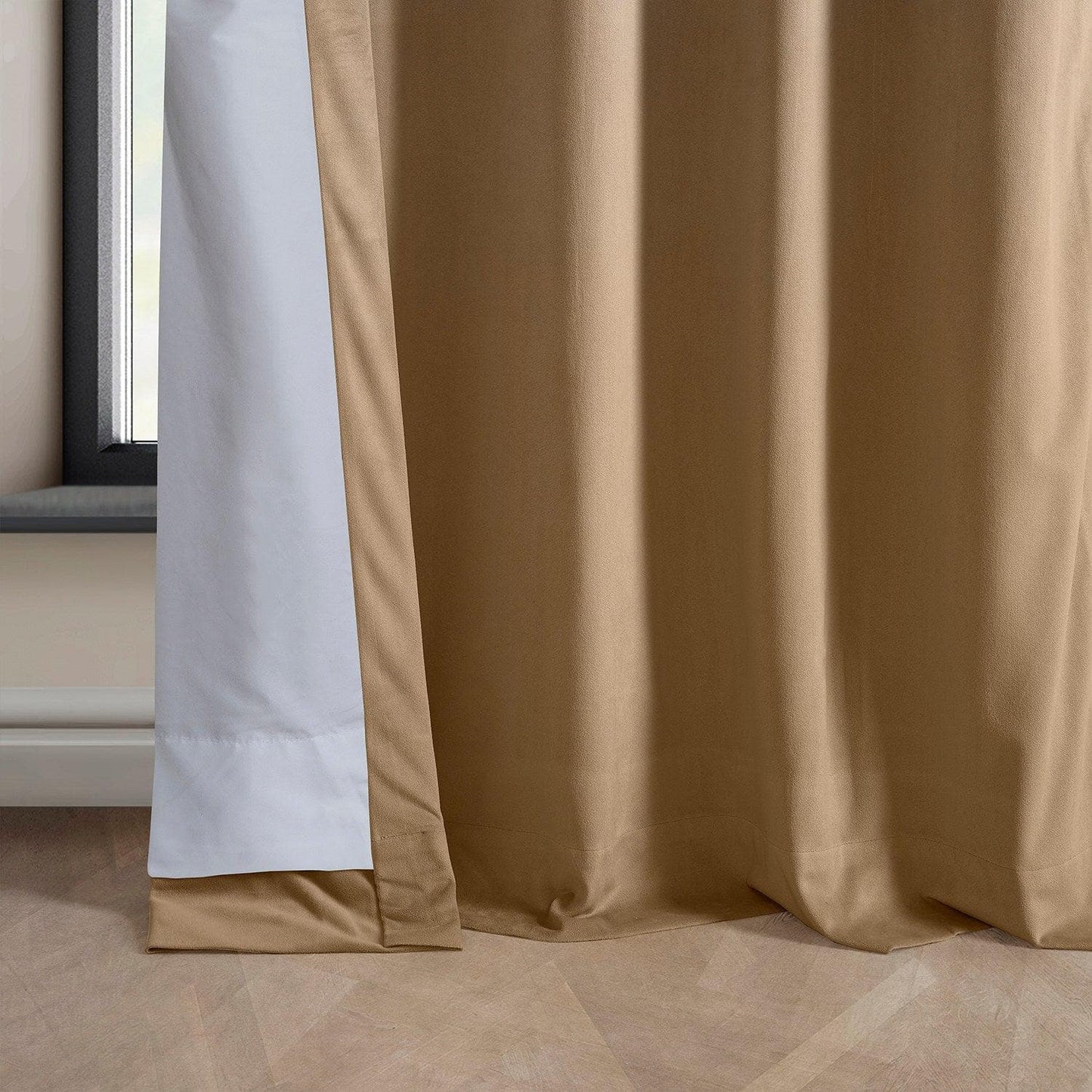 Spiced Rum Heritage Plush Velvet Curtain - HalfPriceDrapes.com