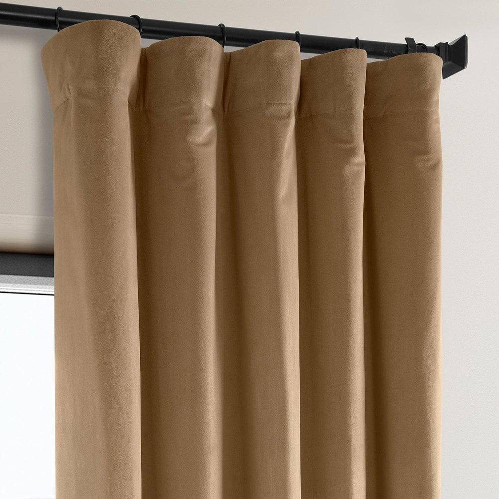 Spiced Rum Heritage Plush Velvet Curtain - HalfPriceDrapes.com