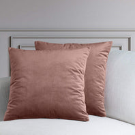 Wild Rose Heritage Plush Velvet Cushion Covers - Pair - HalfPriceDrapes.com