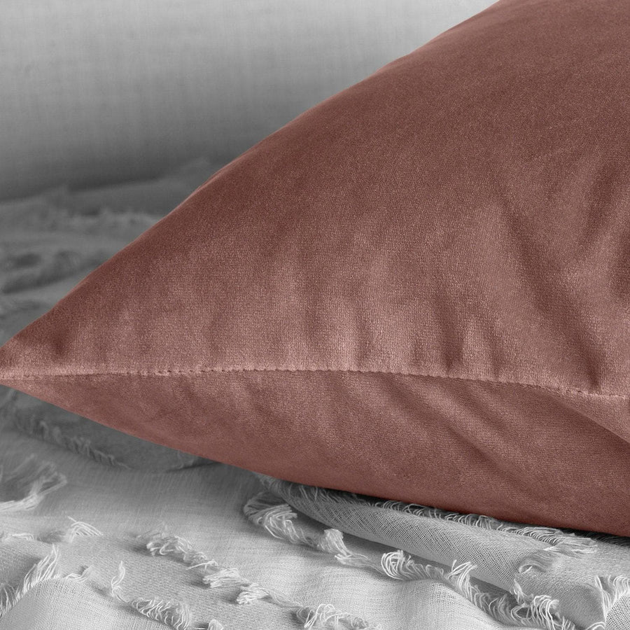 Wild Rose Heritage Plush Velvet Cushion Covers - Pair - HalfPriceDrapes.com