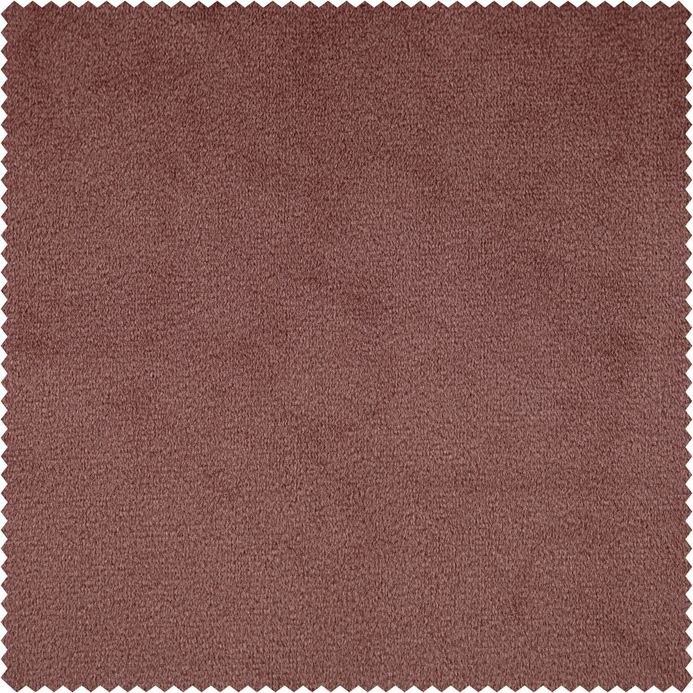 Wild Rose Heritage Plush Velvet Custom Curtain