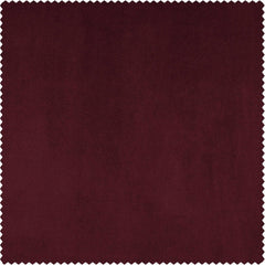 Dark Merlot Heritage Plush Velvet Custom Curtain
