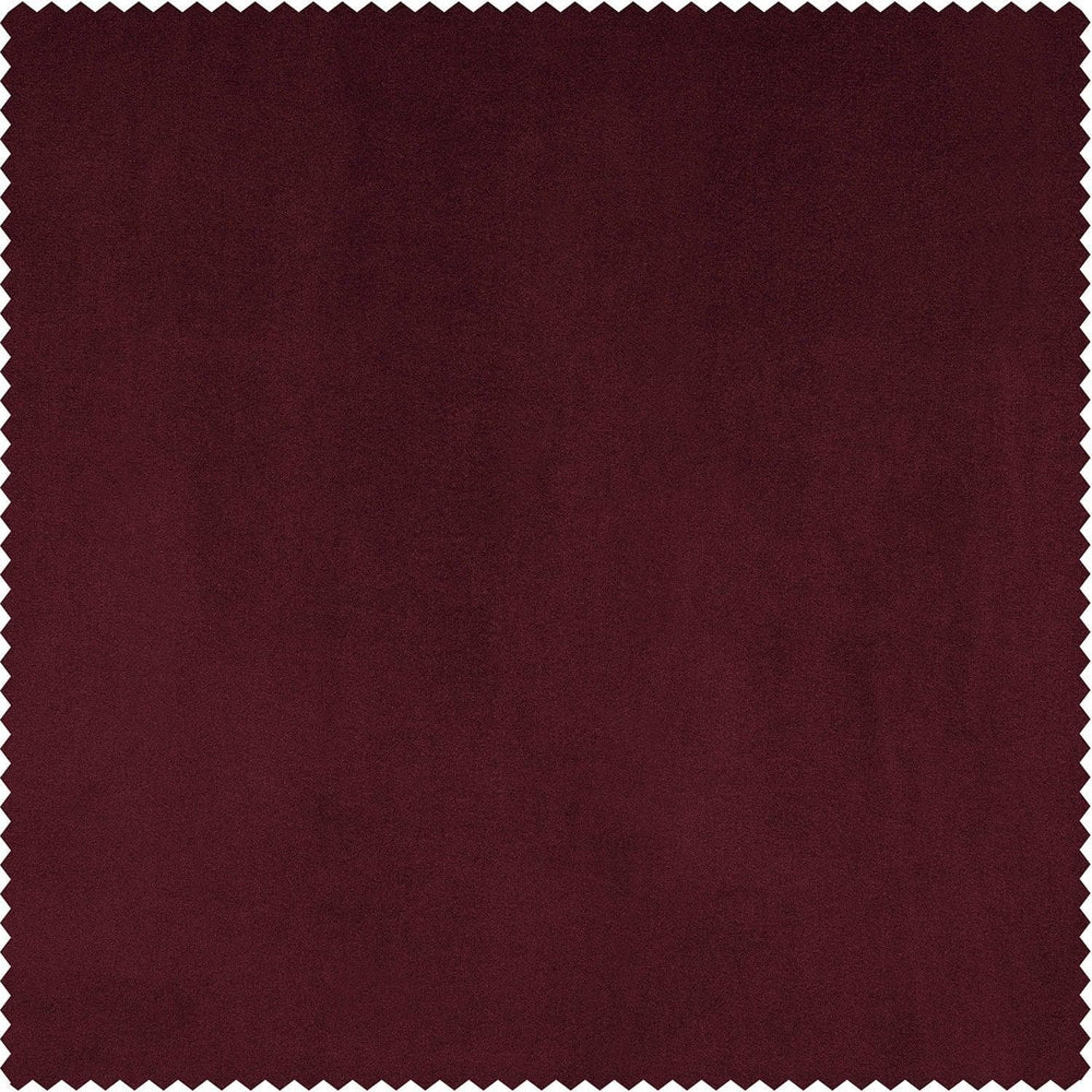 Dark Merlot Heritage Plush Velvet Custom Curtain - HalfPriceDrapes.com