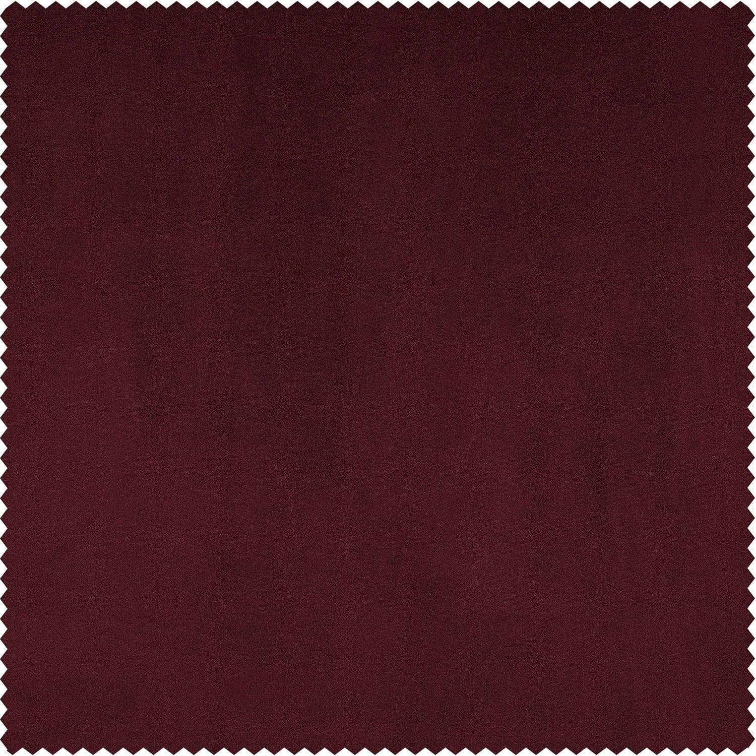 Dark Merlot Heritage Plush Velvet Custom Curtain - HalfPriceDrapes.com