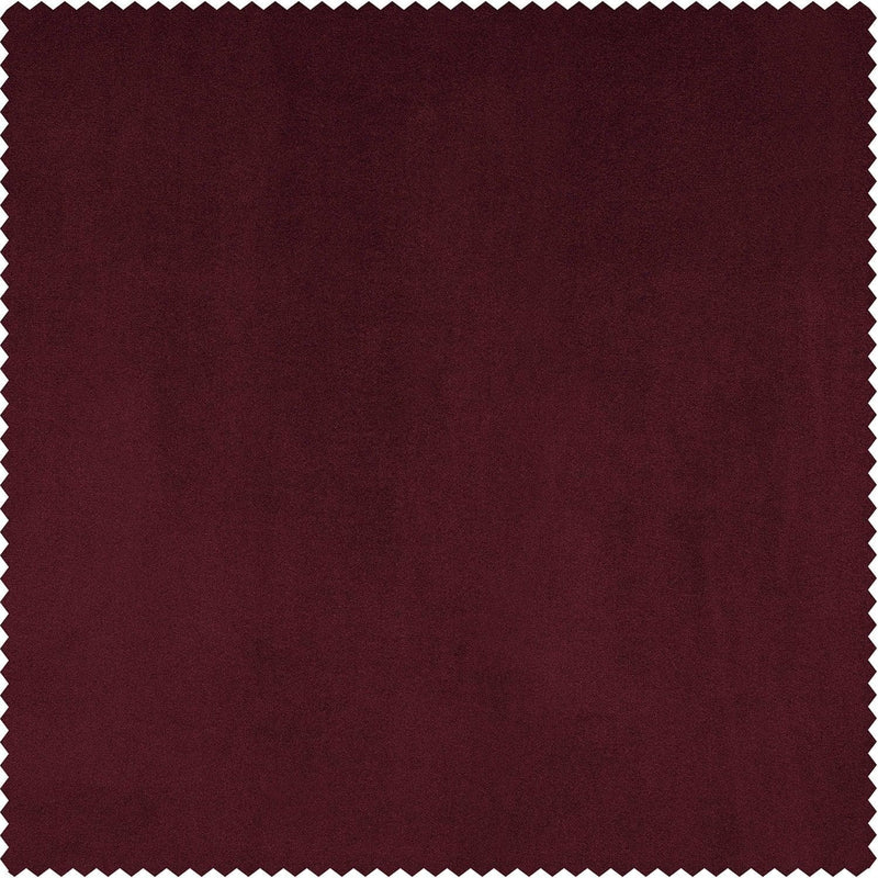 Dark Merlot Heritage Plush Velvet Custom Curtain - HalfPriceDrapes.com