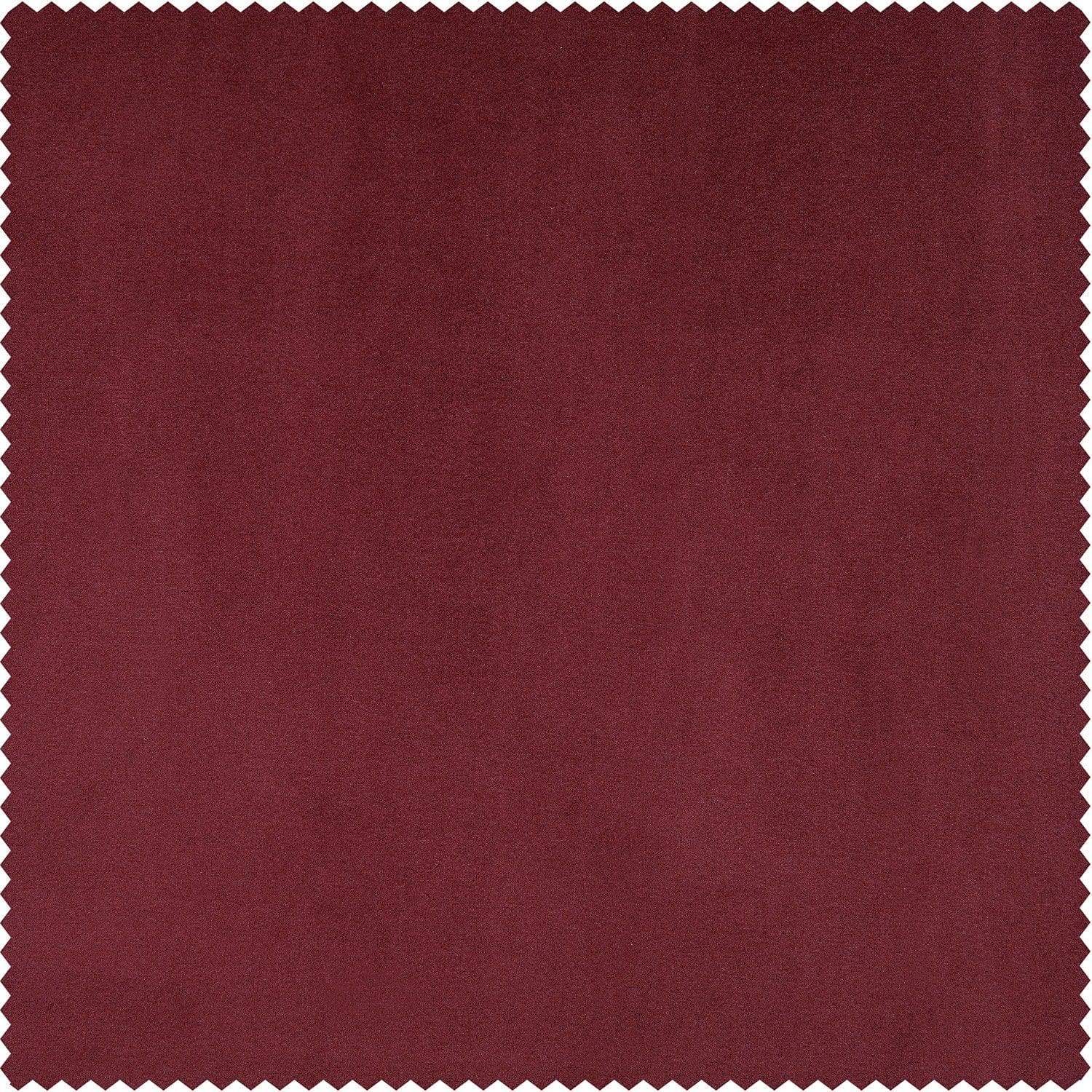 Cinema Red Heritage Plush Velvet Fabric - HalfPriceDrapes.com