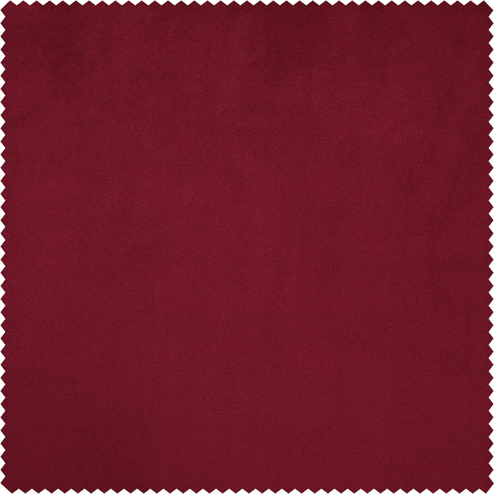 Cinema Red Heritage Plush Velvet Custom Curtain