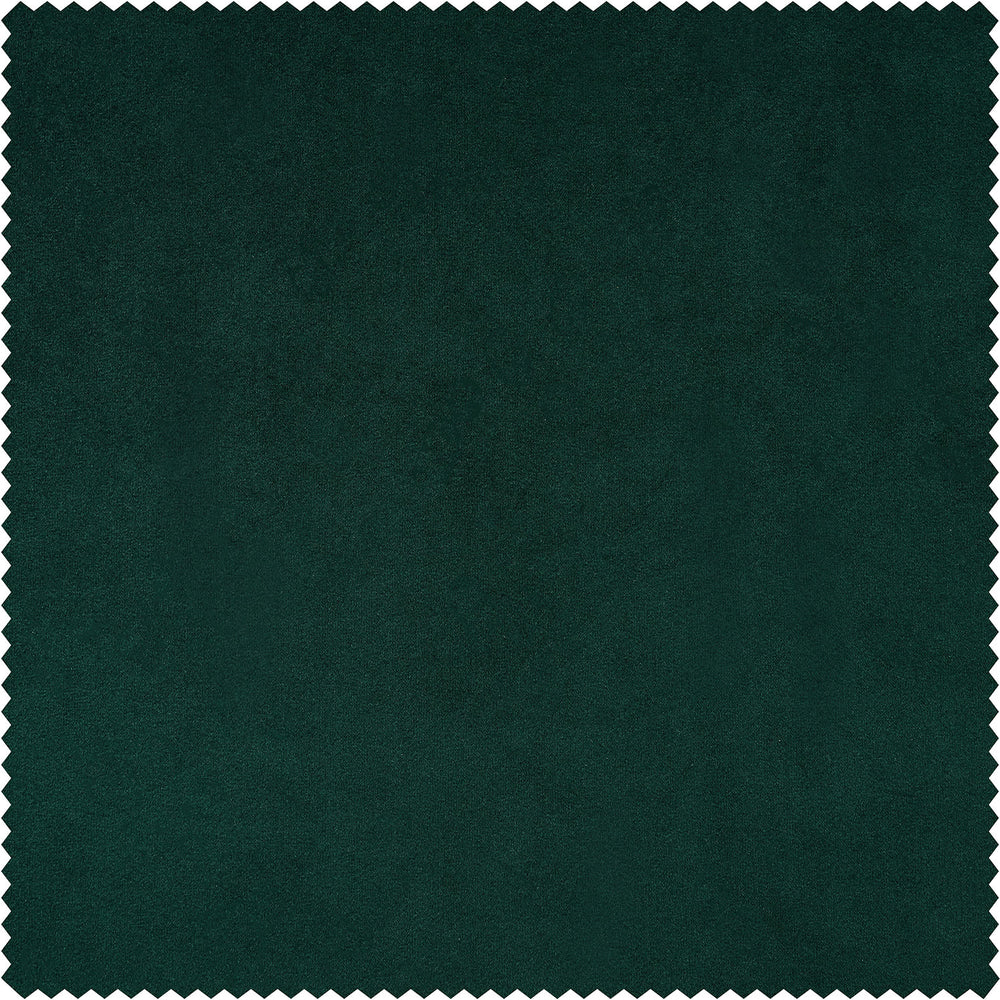Forestry Green Heritage Plush Velvet Custom Curtain