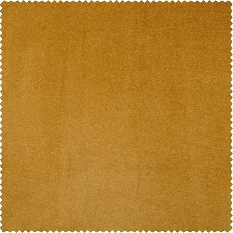 Aztec Gold Heritage Plush Velvet Custom Curtain - HalfPriceDrapes.com