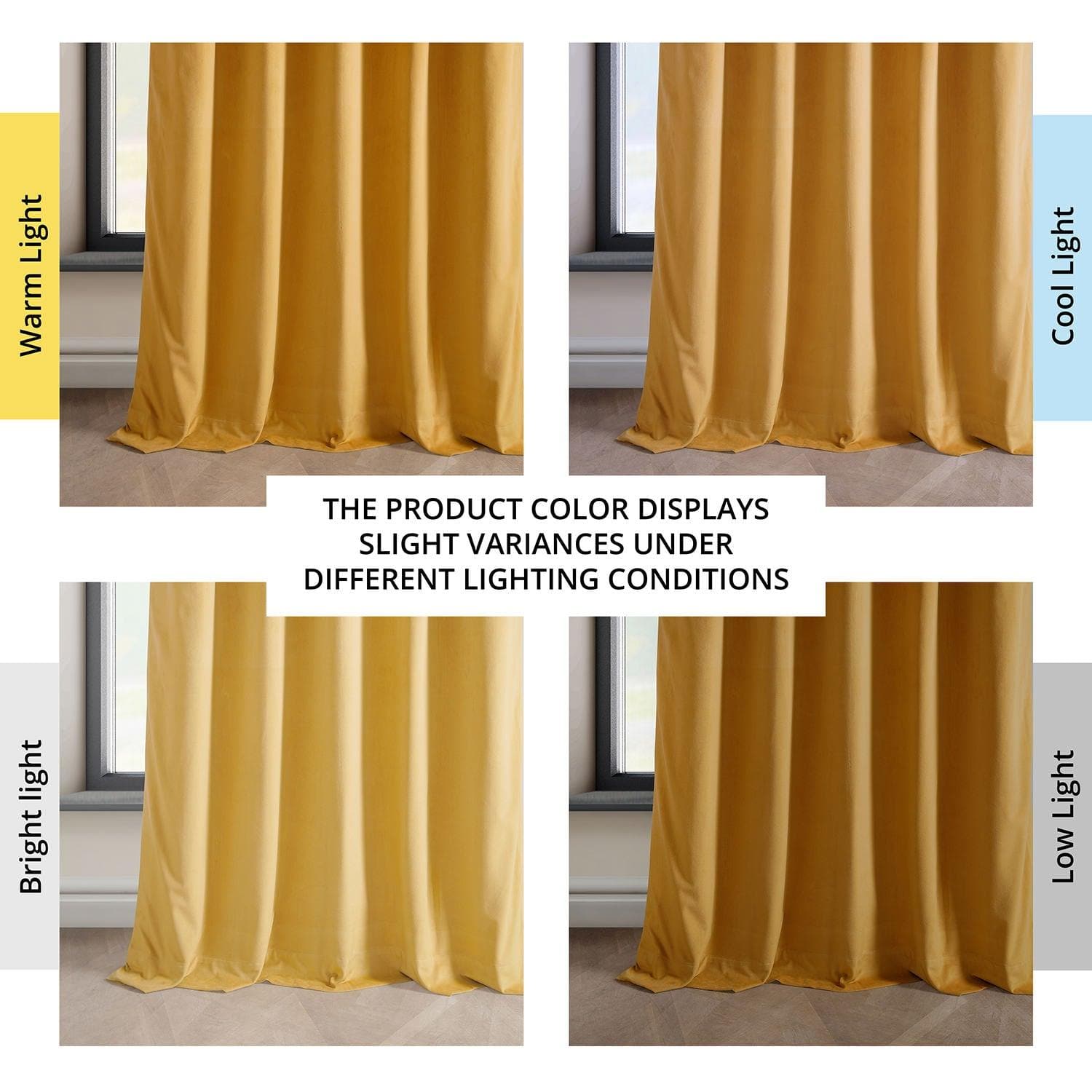 Aztec Gold Heritage Plush Velvet Curtain - HalfPriceDrapes.com