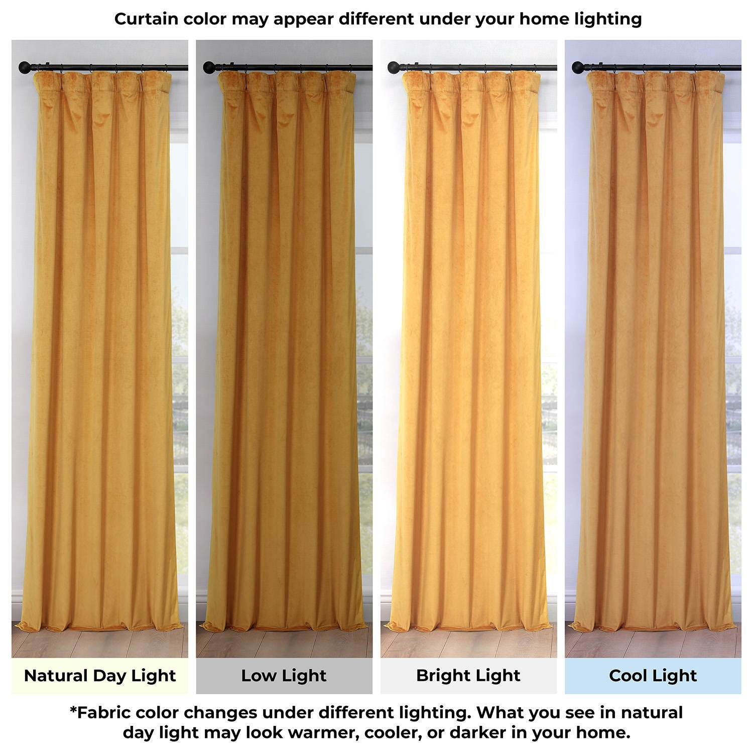 Aztec Gold Heritage Plush Velvet Room Darkening Curtain