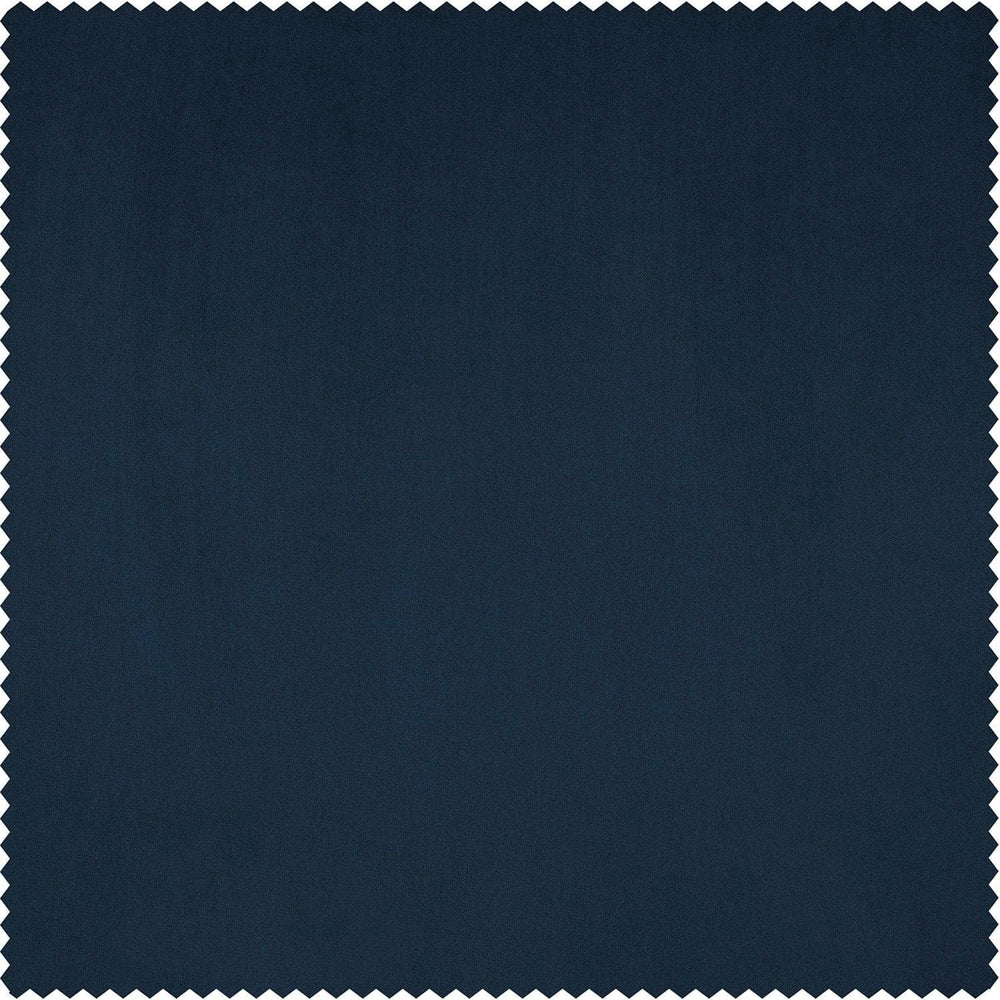 Eternal Blue Heritage Plush Velvet Swatch - HalfPriceDrapes.com