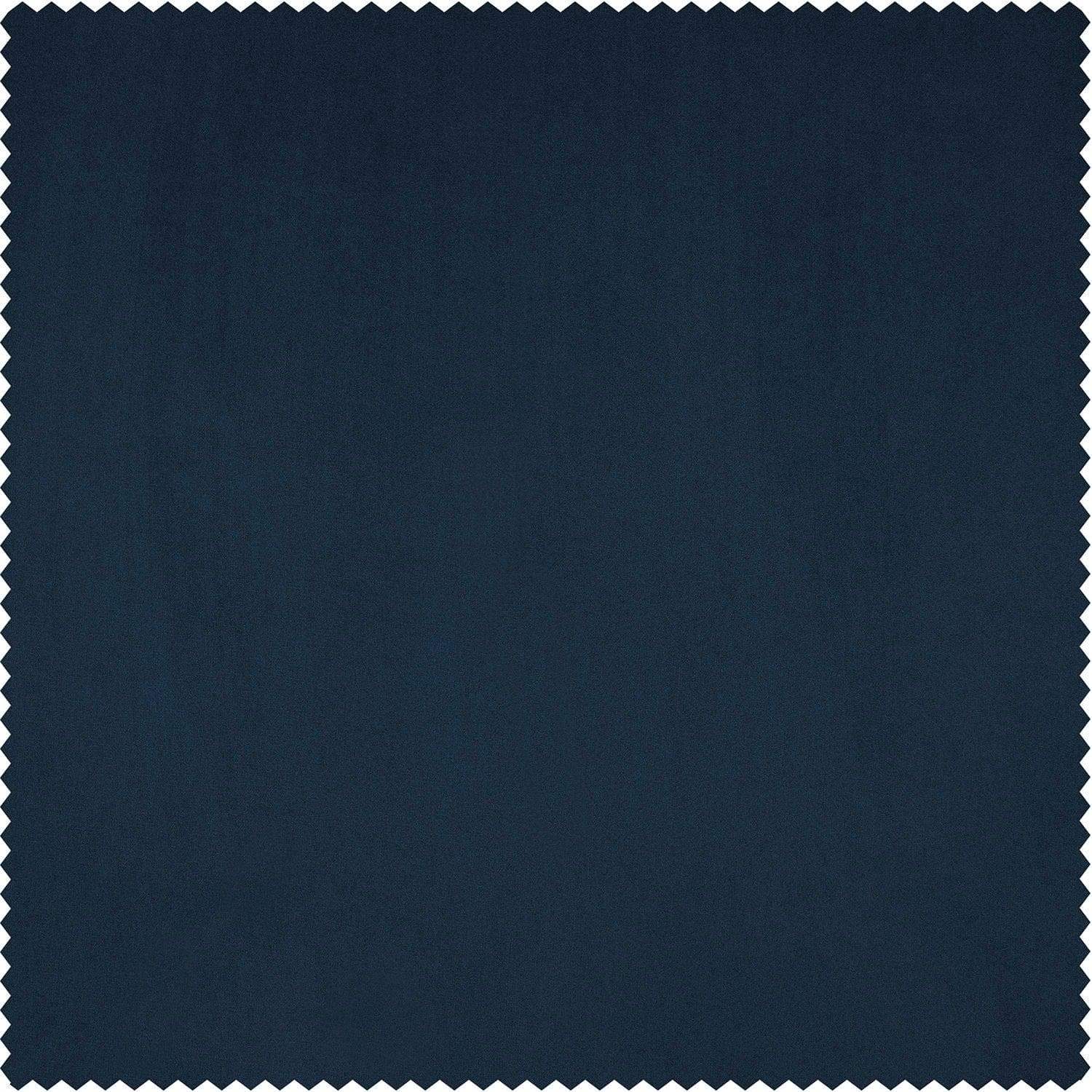 Eternal Blue Heritage Plush Velvet Swatch - HalfPriceDrapes.com