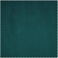 Deep Sea Teal Heritage Plush Velvet Swatch - HalfPriceDrapes.com