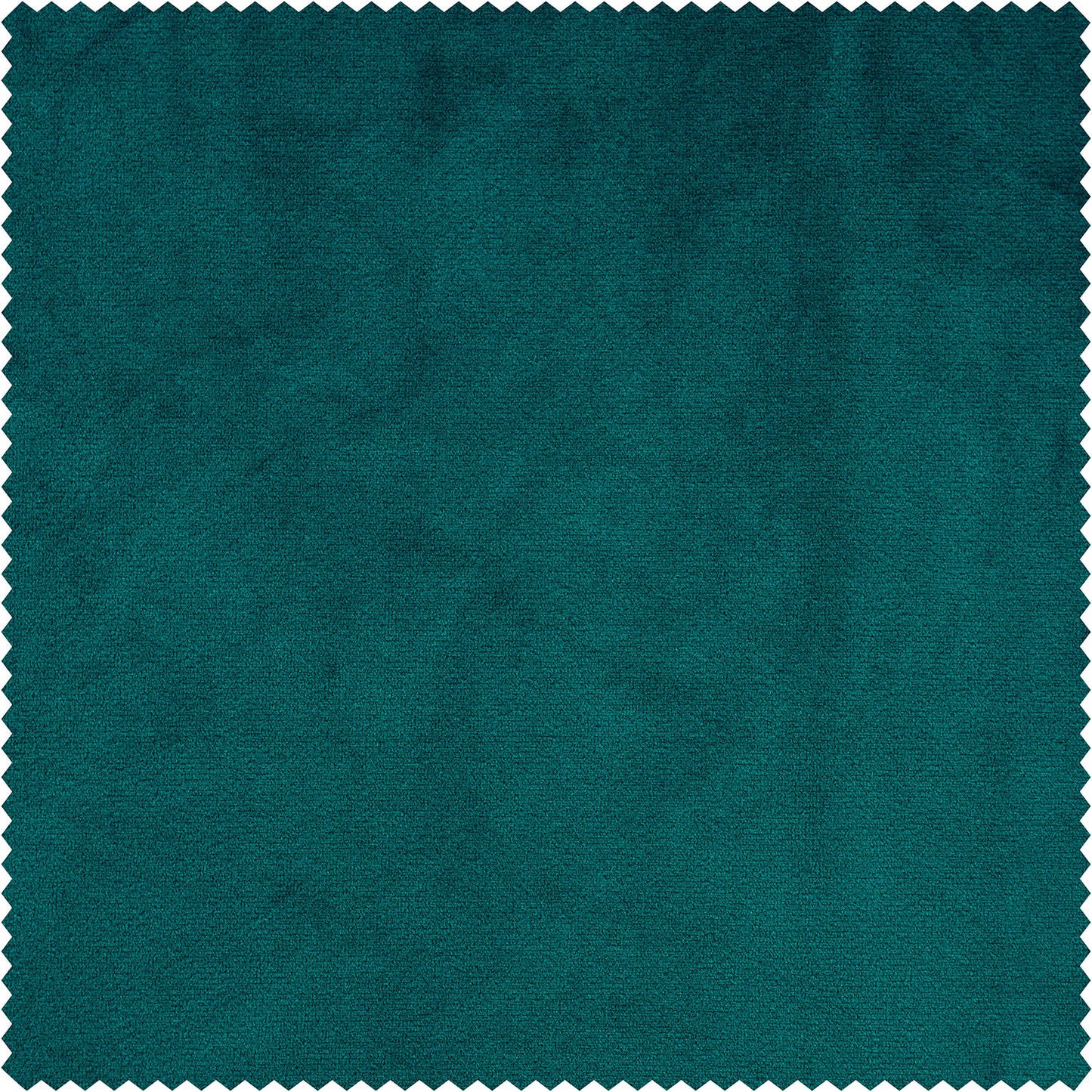 Deep Sea Teal Heritage Plush Velvet Custom Curtain